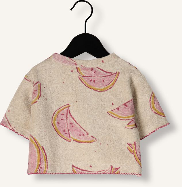 Ecru PLAY UP T-shirt PRINTED PLUSH SWEATER Ecru PLAY UP T-shirt PRINTED PLUSH SWEATER - large