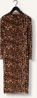 Bruine YDENCE Midi jurk DRESS JOYCE Bruine YDENCE Midi jurk DRESS JOYCE - medium