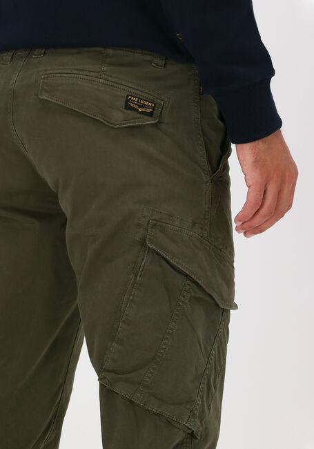 Donkergroene PME LEGEND Cargobroeken CARGO PANTS STRETCH TWILL - large