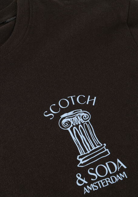 Zwarte SCOTCH & SODA T-shirt LEFT CHEST ARTWORK T-SHIRT Zwarte SCOTCH & SODA T-shirt LEFT CHEST ARTWORK T-SHIRT - large