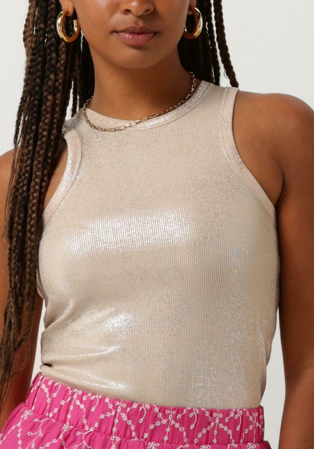 Y.A.S. Dames Tops & T-shirts Yasracci Silver Sl Top Beige