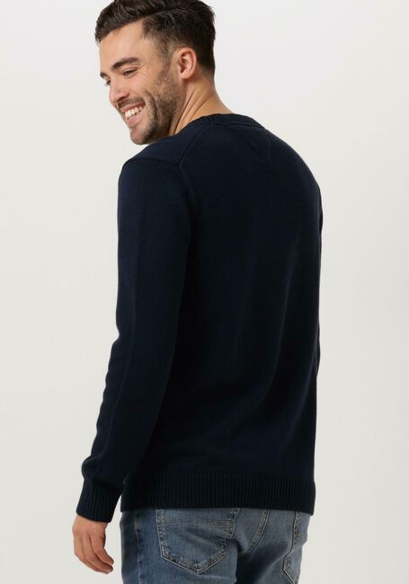 Donkerblauwe TOMMY JEANS Sweater TJM SLIM ESSNTLS C-NECK SWEATER - large