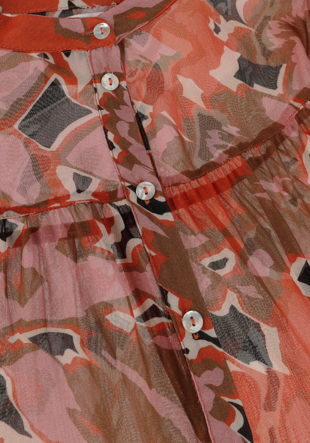 Multi SUMMUM Blouses TOP WIDE SLEEVES CAMOUFLAGE FLOWER - large