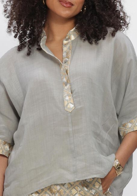 Lichtgrijze GREEK ARCHAIC KORI Blouses S26K-4064126 - large