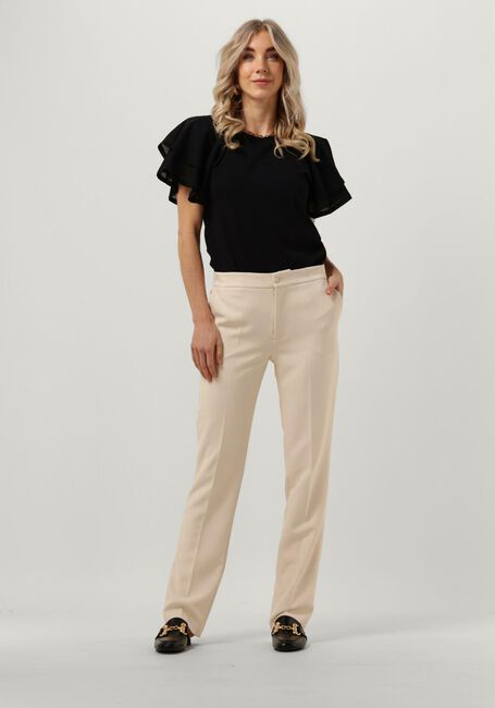 Zwarte SUMMUM Top TOP BUTTERFLY SLEEVES COTTON SINGLE JERSEY - large