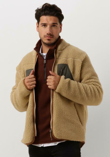 Beige FORÉT Jack AURORA SHERPA JACKET - large