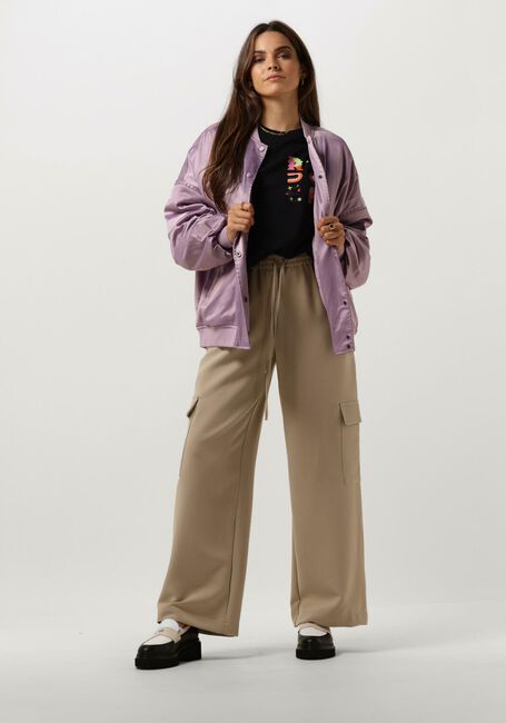 Zwarte REFINED DEPARTMENT T-shirt BRUNA - large