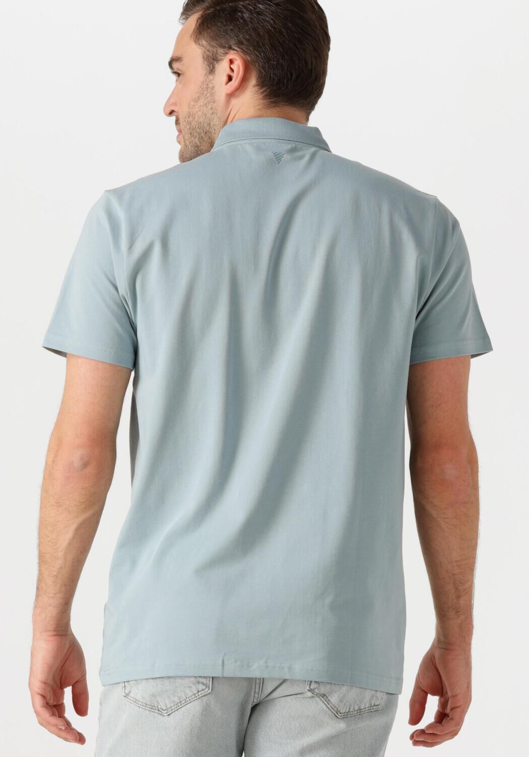 PURE PATH Heren Polo's & T-shirts Regular Fit Polo Ss T-shirts Lichtblauw