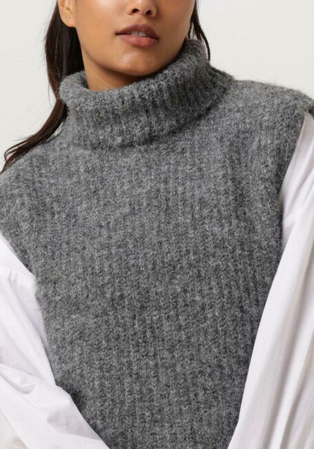 Grijze MY ESSENTIAL WARDROBE Spencer MEENAMW KNIT VEST - large