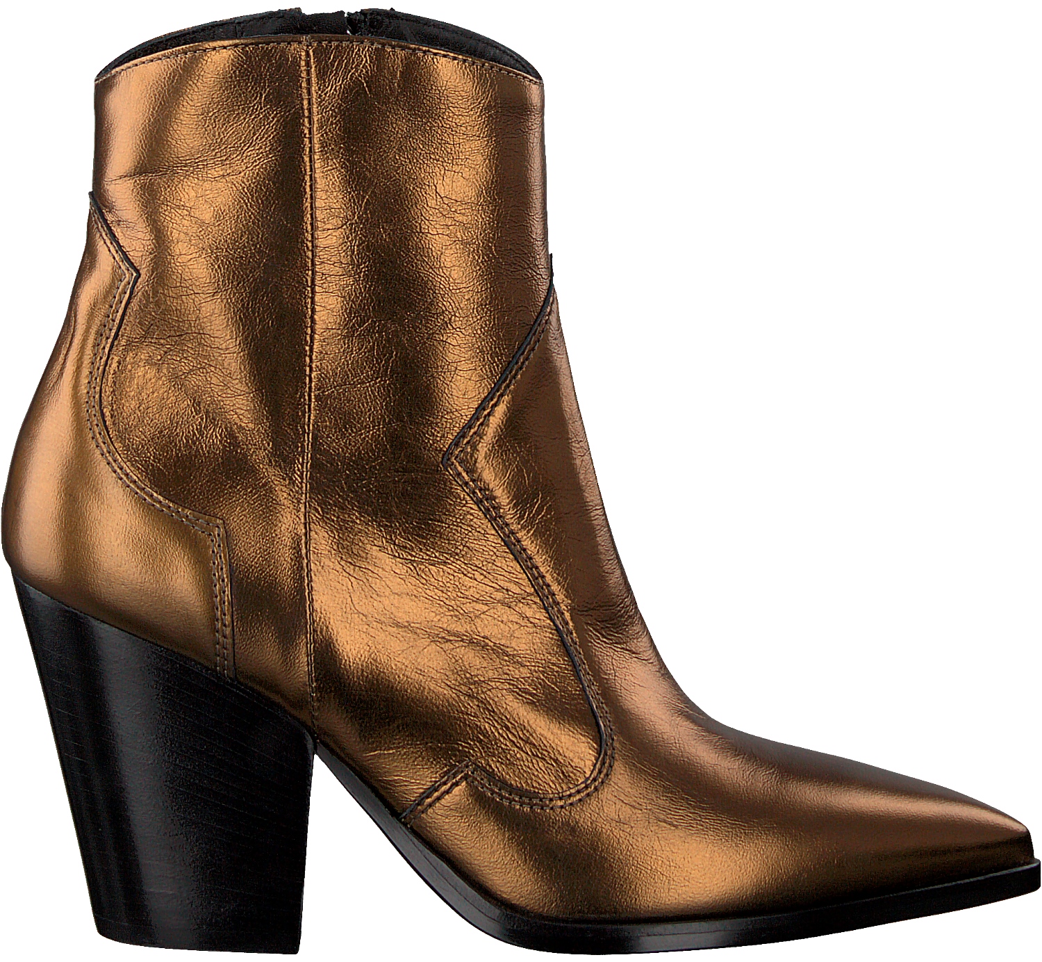 Bronzen JANET & JANET Enkellaarsjes TONIA | Omoda Bronzen JANET & JANET Enkellaarsjes TONIA | Omoda