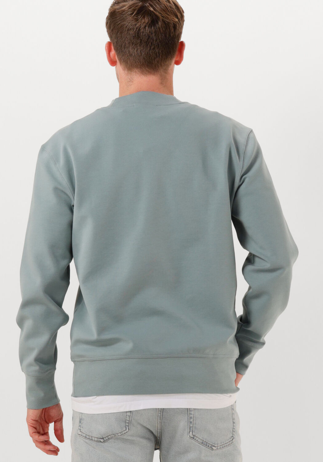 CALVIN KLEIN Heren Truien & Vesten Interlock Crew Neck Grijs