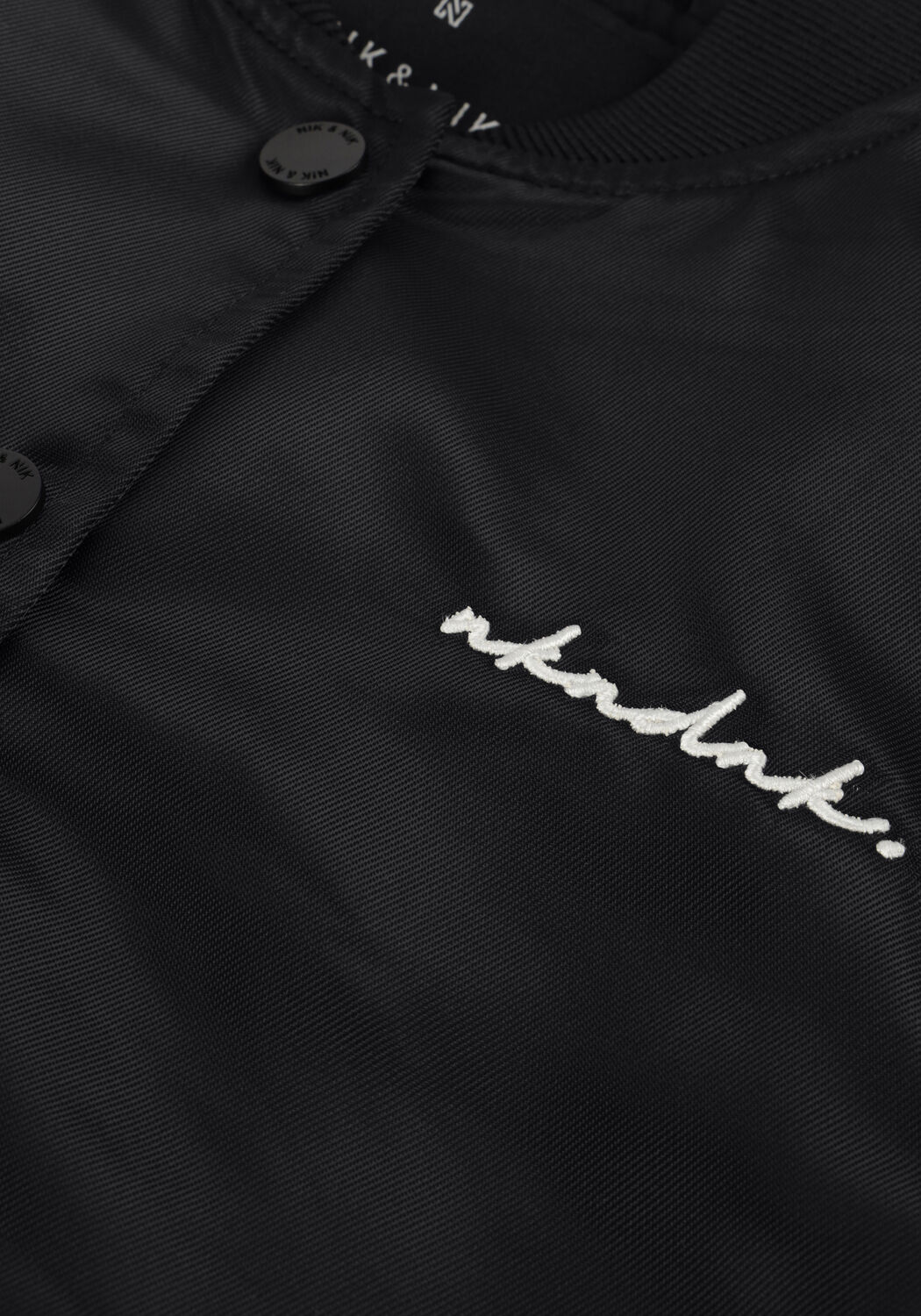 Zwarte NIK & NIK Jack NOAH VARSITY JACKET - large