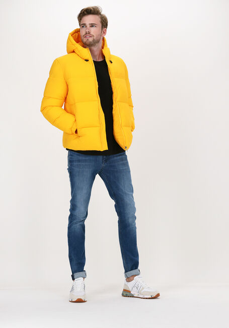 Gele TOMMY HILFIGER Gewatteerde jas HIGH LOFT JACKET - large