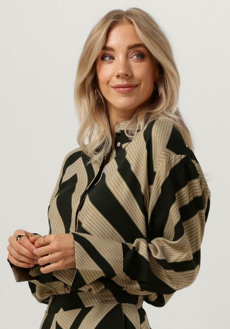 Groene MINUS Blouses JALIA LONG SLEEVE SHIRT - large