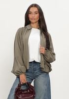 Groene CATWALK JUNKIE Blouses DRAPED BLOUSE