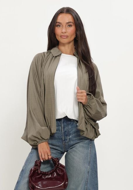 Groene CATWALK JUNKIE Blouses DRAPED BLOUSE - large