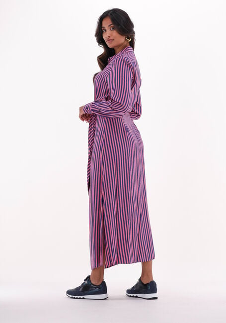 Roze TOMMY HILFIGER Maxi jurk VISCOSE LONG SHIRT DRESS LS - large