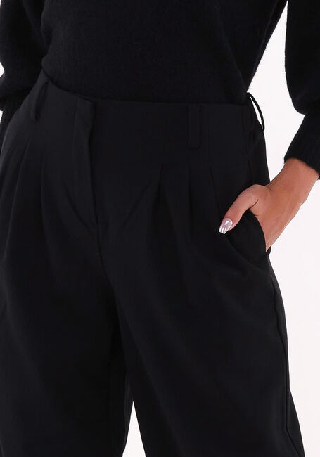 Zwarte MSCH COPENHAGEN Wijde broek ISABEA CHANA ANKLE PANTS - large