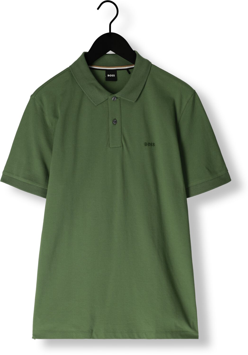 BOSS BLACK Heren Polo's & T-shirts Pallas Donkergroen