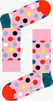 Roze HAPPY SOCKS Sokken BIG DOT - medium