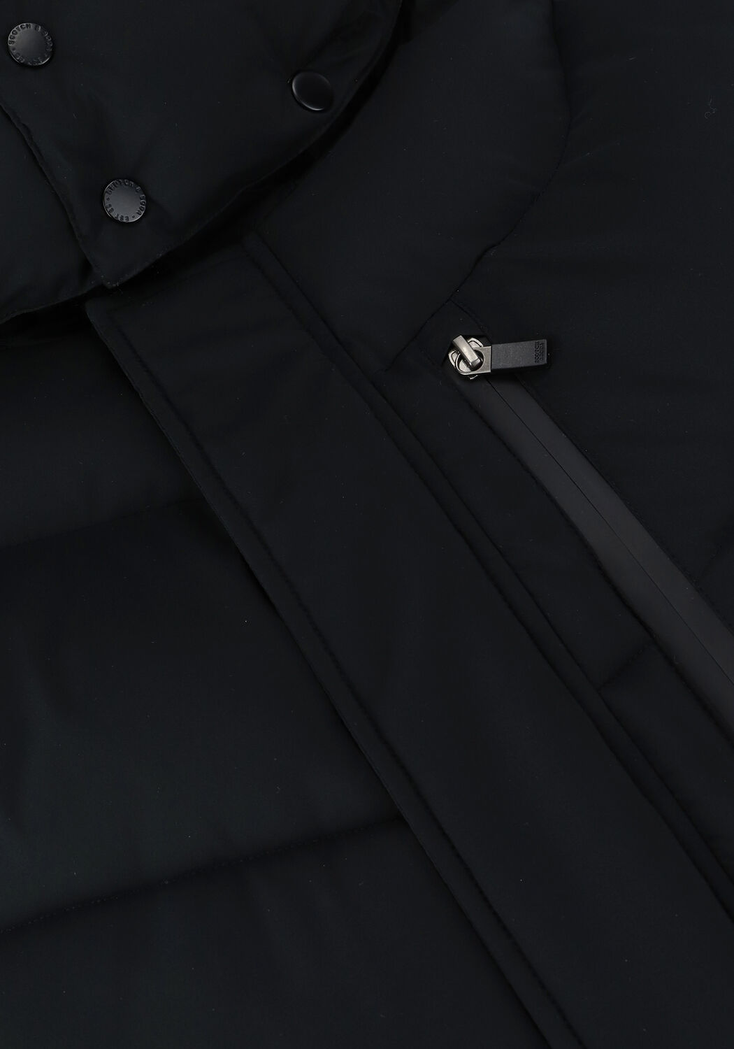 Zwarte SCOTCH & SODA Gewatteerde jas 163250 - HOODED WATER-REPELLEN - large