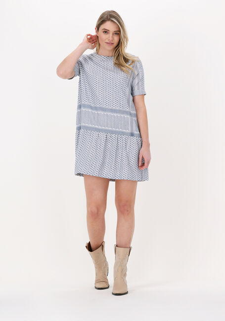 Lichtblauwe ROUGH STUDIOS Mini jurk TARA DRESS - large