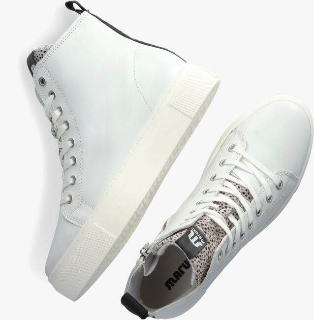 Witte MARUTI Hoge sneaker TERRY - large