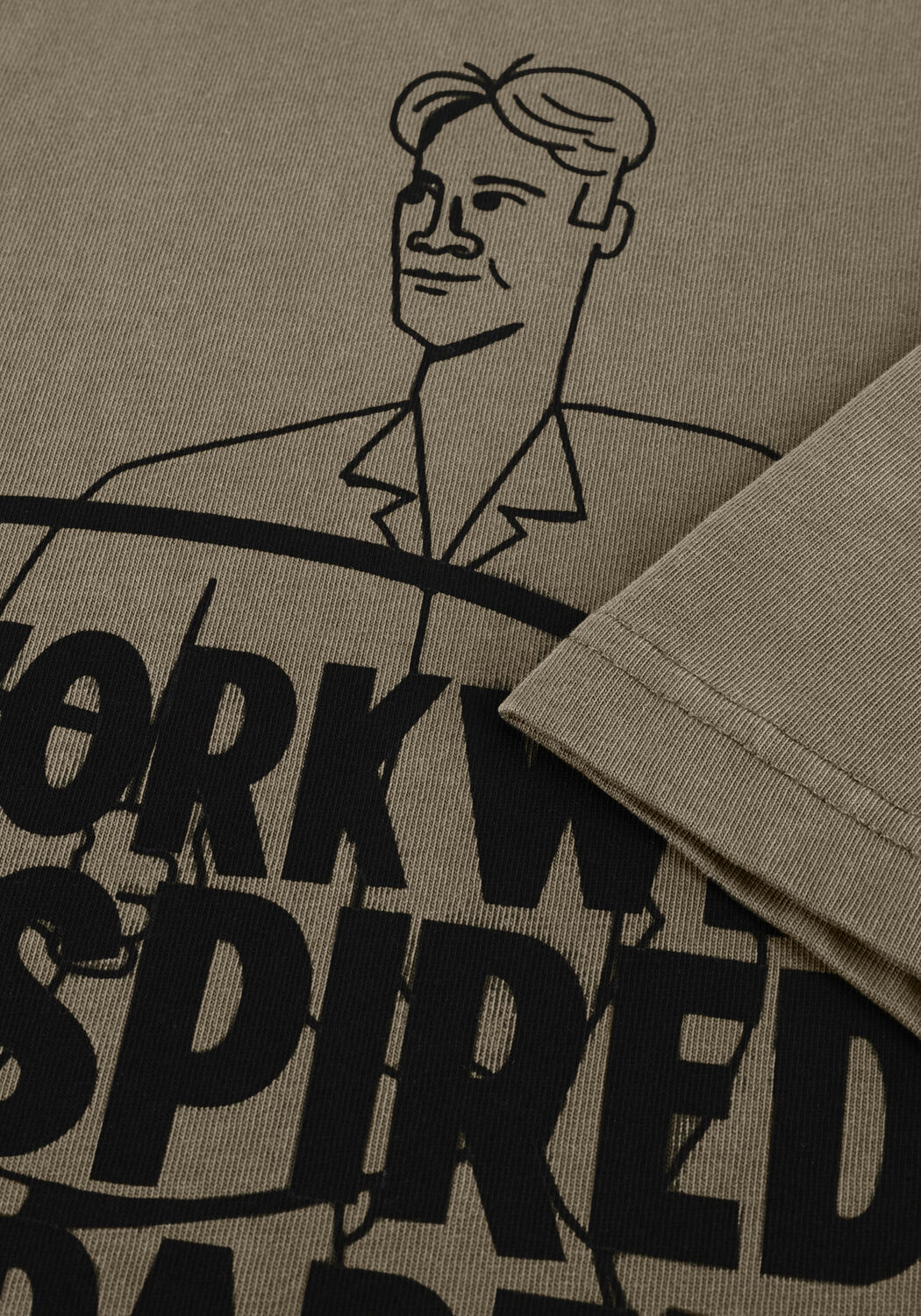 Groene ANERKJENDT T-shirt AKVILLADS WORKWEAR TEE - large