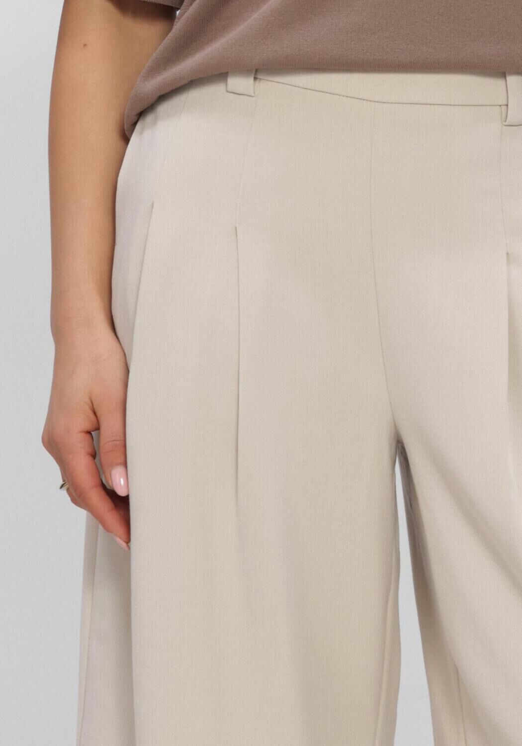 Grijze MSCH COPENHAGEN Broeken MSCHMARYLA HENRIKA HW CULOTTE PANTS - large