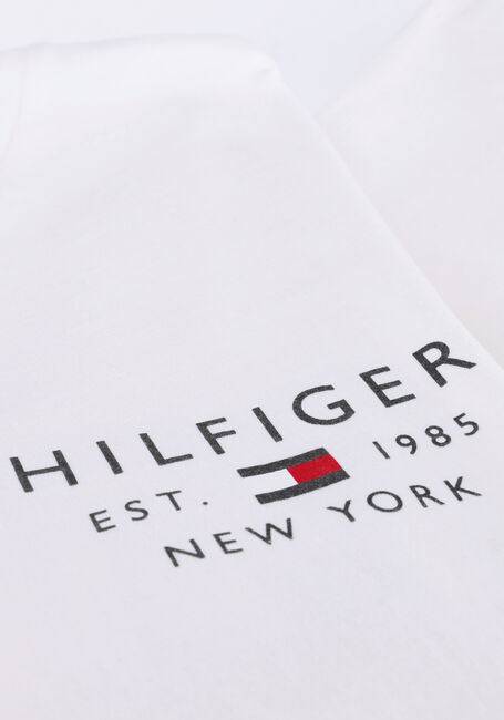 Witte TOMMY HILFIGER T-shirt BRAND LOVE SMALL LOGO TEE - large