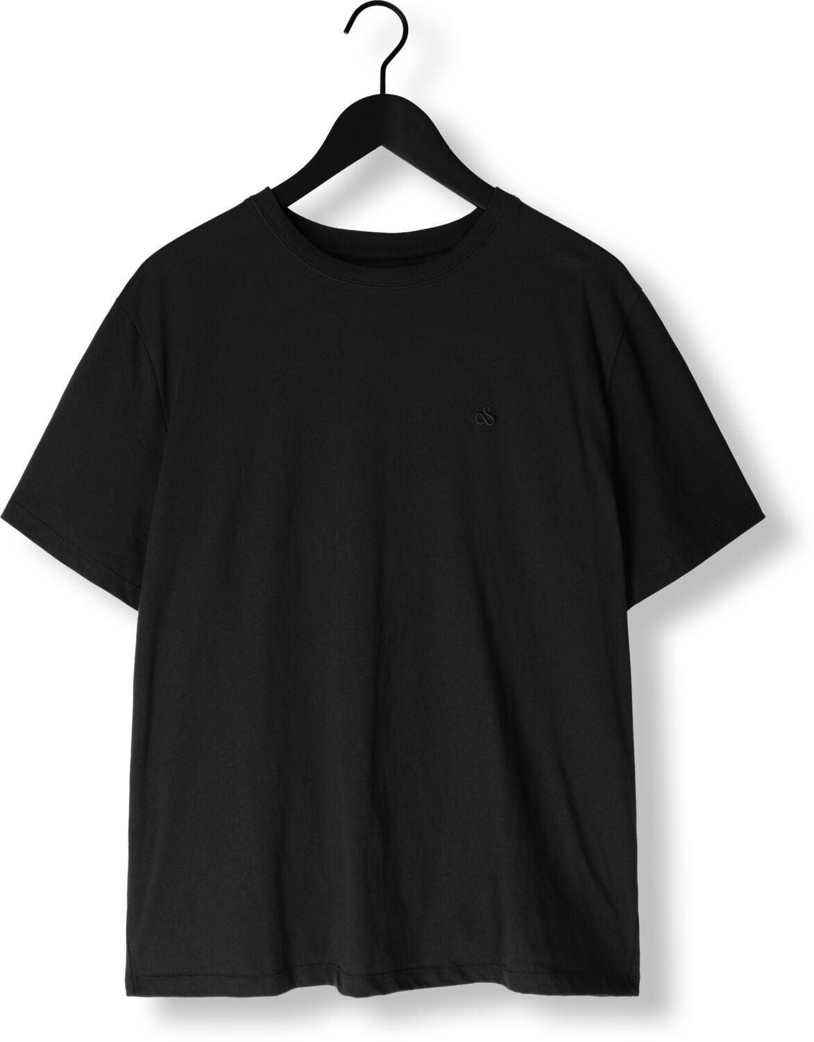 SCOTCH & SODA Heren Polo's & T-shirts Logo T-shirt Zwart