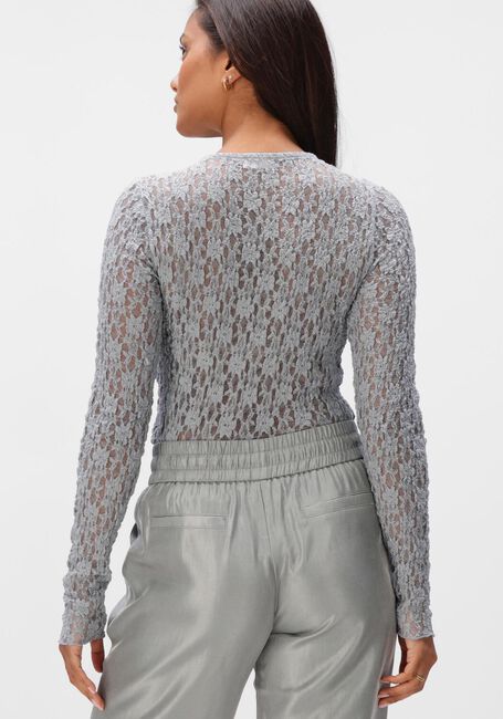 Blauwe AIMEE THE LABEL Tops & T-shirts ANNIE LACE LONGSLEEVE - large