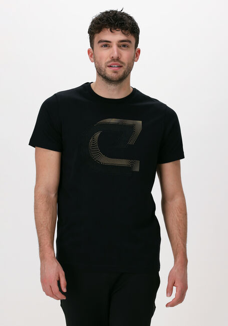 Zwarte CRUYFF T-shirt JULIEN TEE - 95 / 5 COTTON / ELASTHAN - large