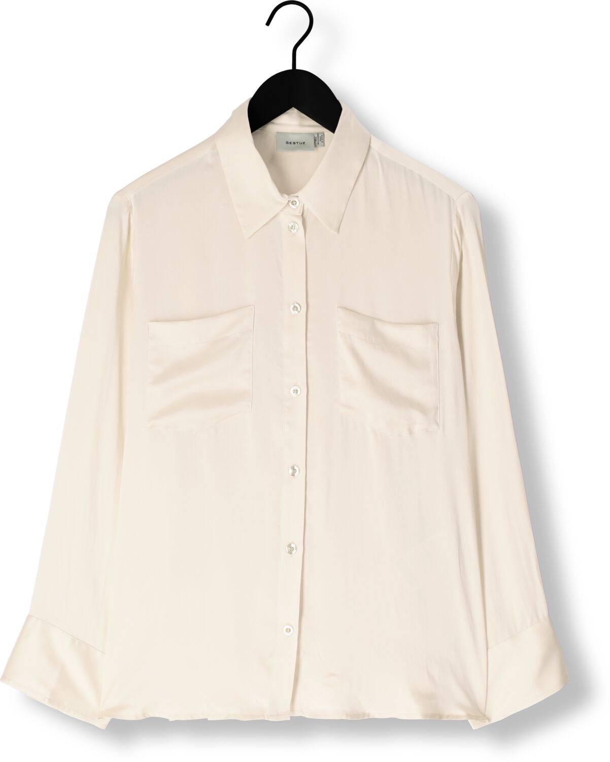 GESTUZ Dames Blouses Silkegz Shirt Wit