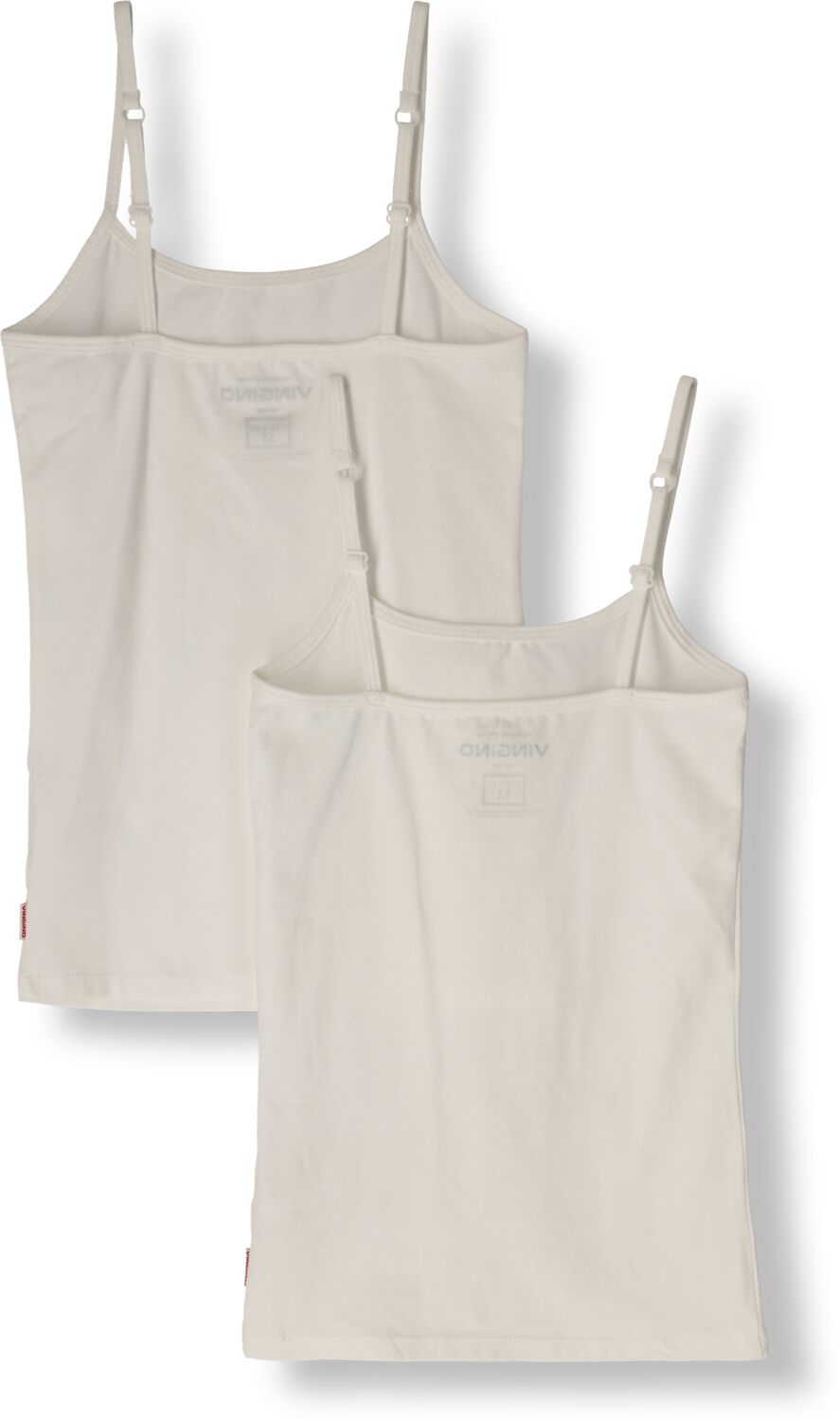 VINGINO Meisjes Nachtkleding Girls Singlet 2 Pack Wit