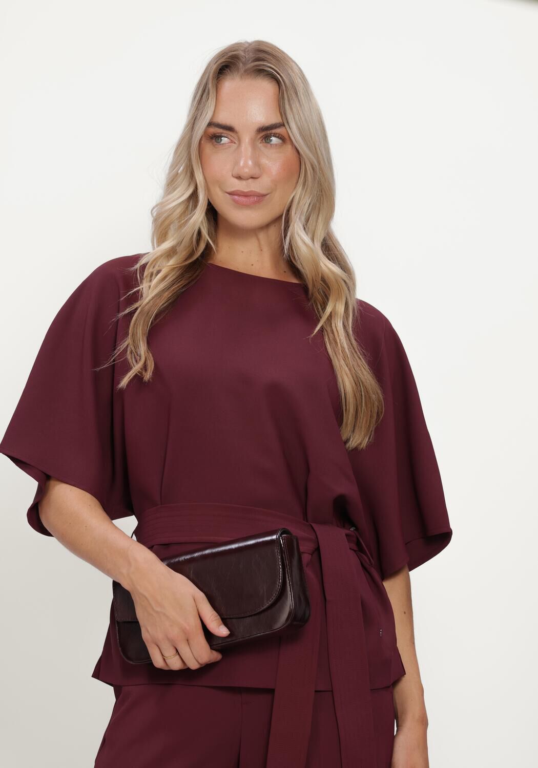 Bordeaux MOS MOSH Blouses MMRIKALA MILEY BLOUSE - large