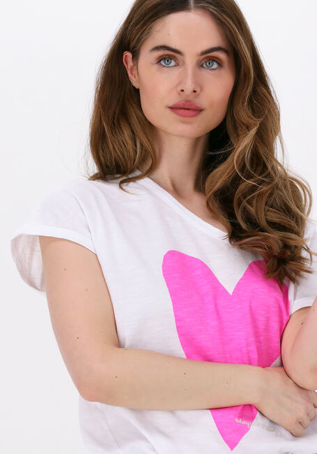 Witte 10DAYS T-shirt TEE HEART - large
