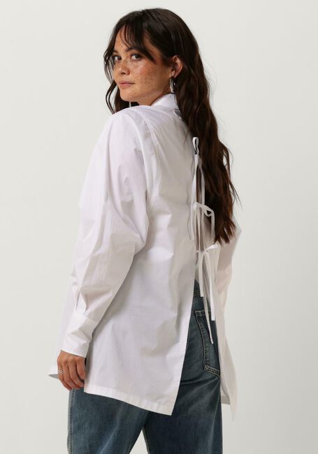 Witte VANILIA Blouses POPLIN LACES SHIRT - large