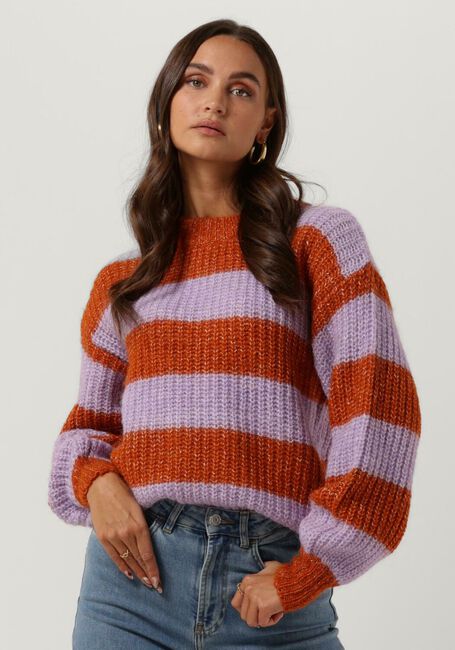 Bruine SELECTED FEMME Trui SCARLETT LS KNIT - large