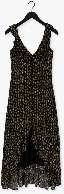 Zwarte COLOURFUL REBEL Maxi jurk ESME SMALL FLOWER SLEEVELESS BUTTON DOWN DRESS - large