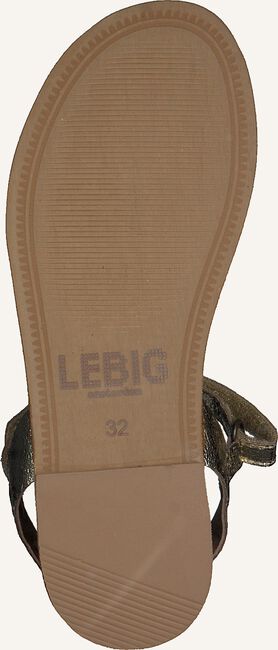 Gouden LE BIG Platte sandalen NOX SANDAL Gouden LE BIG Platte sandalen NOX SANDAL - large