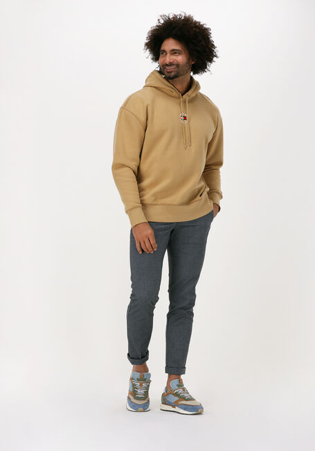 Khaki TOMMY JEANS Sweater TJM TINY TOMMY CIRCULAR HOODIE - large