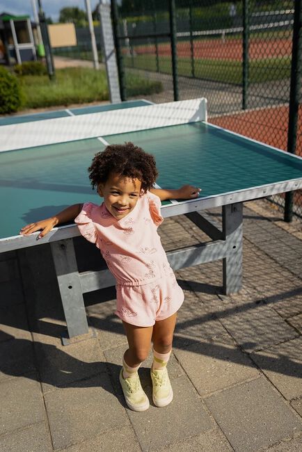 Lichtroze Sproet & Sprout Playsuits RUFFLE JUMPSUIT - large