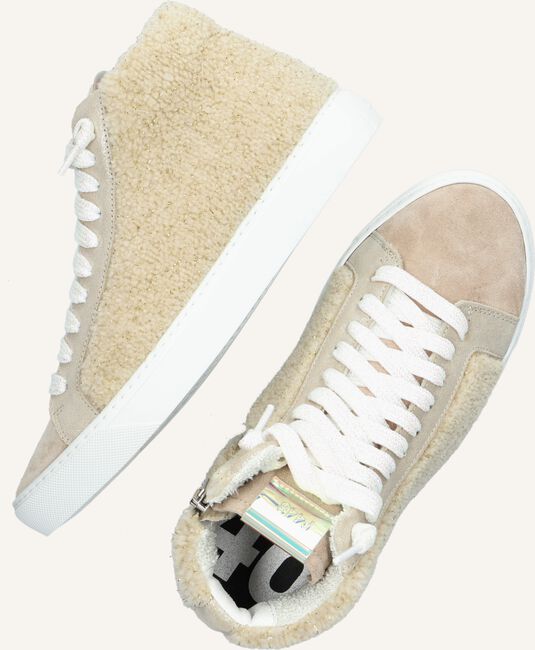 Beige P448 Hoge sneakers STAR Beige P448 Hoge sneakers STAR - large