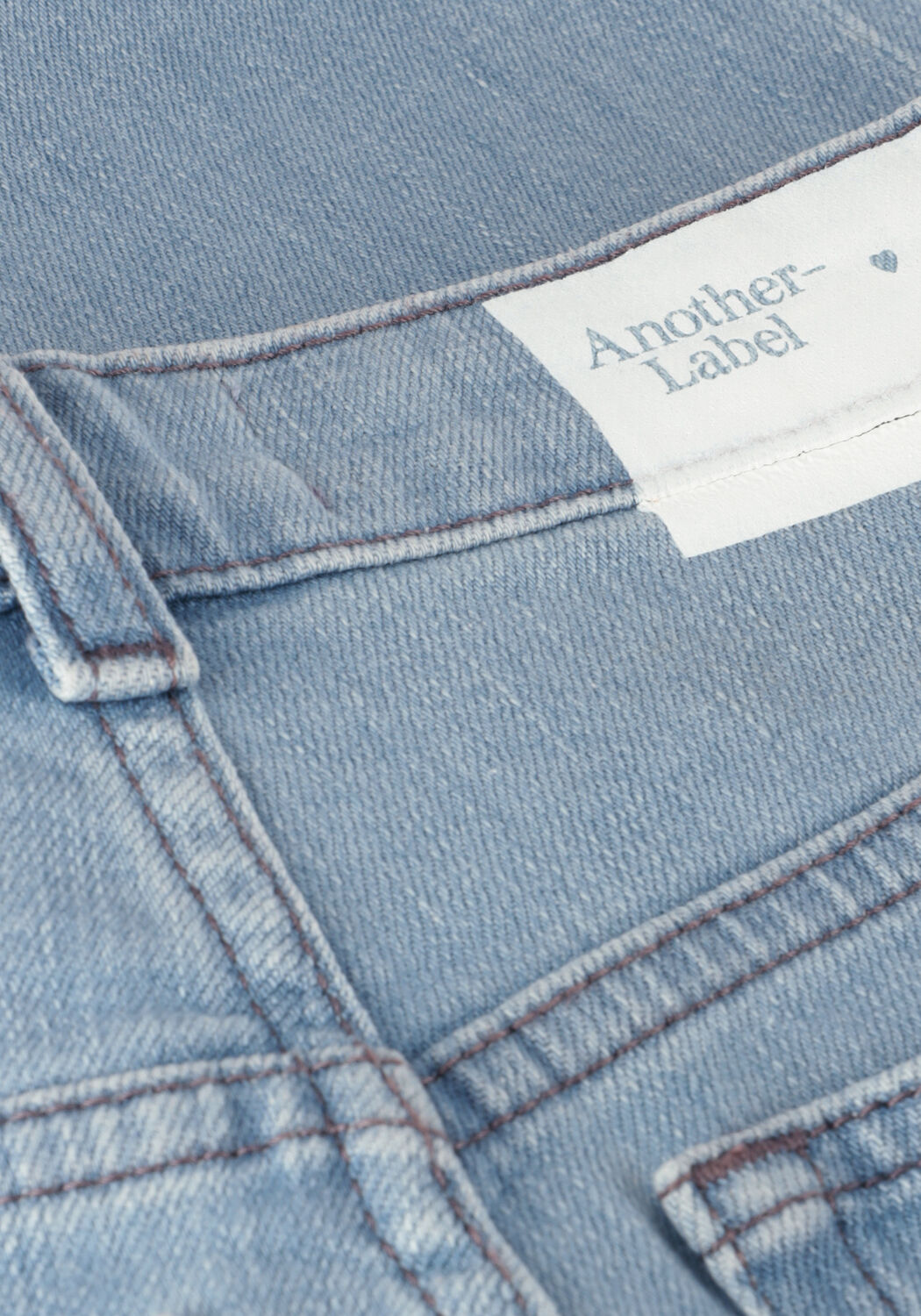 Blauwe ANOTHER LABEL Wide jeans MOORE DENIM PANTS - large