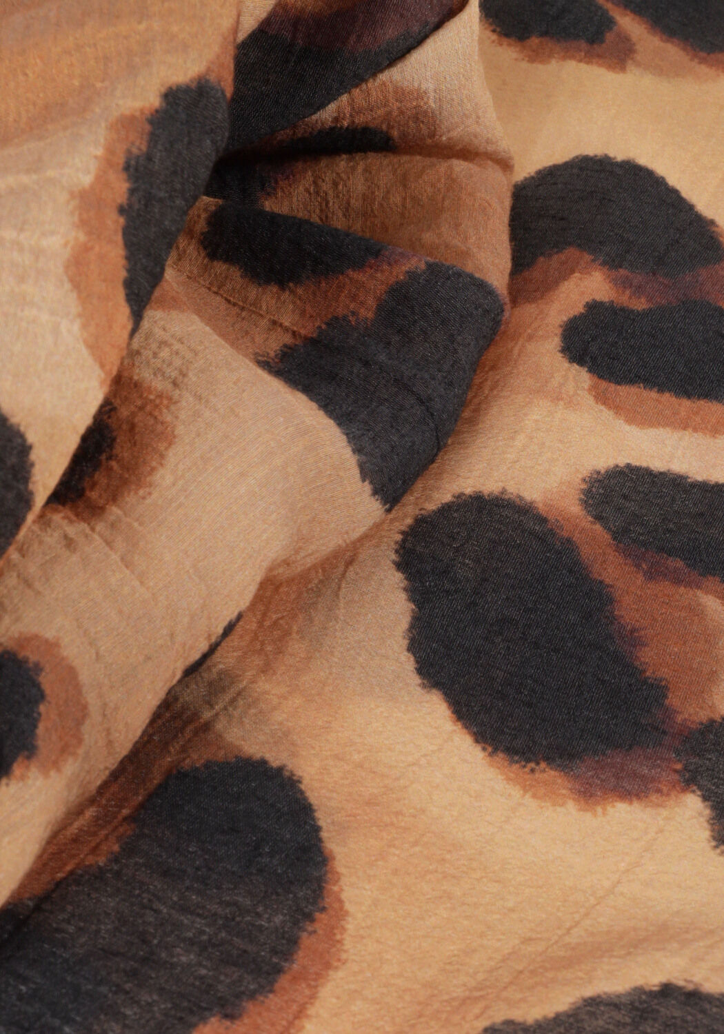 Camel BY-BAR Mini jurk ARYA CHEETA DRESS - large