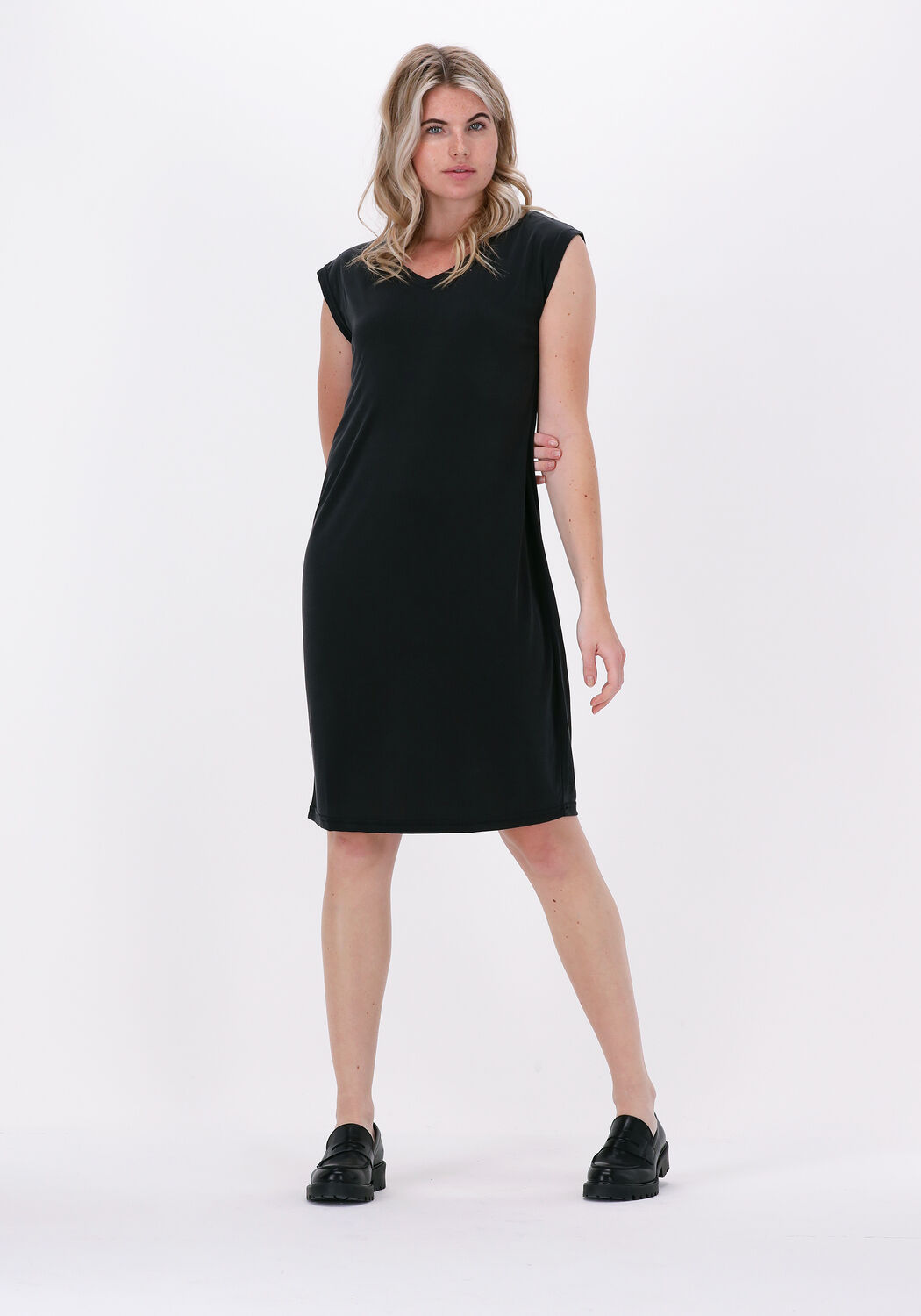 Zwarte new arrivals basic jurk
