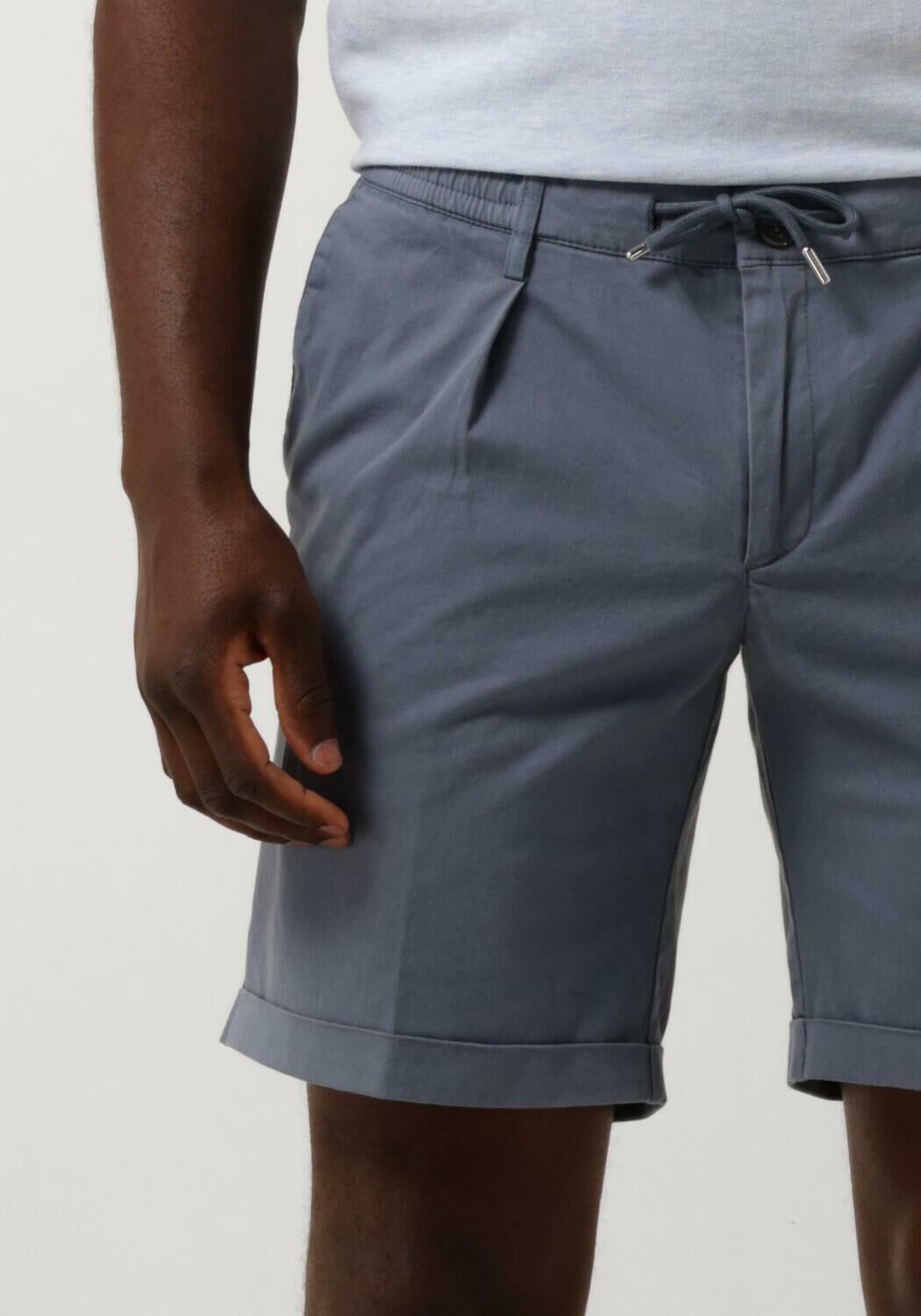 PROFUOMO Heren Broeken Trousers 845 Short Blauw