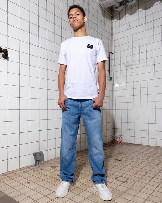 Blauwe RELLIX Wide jeans 2816 LOOSE WIDE FIT JEANS - large