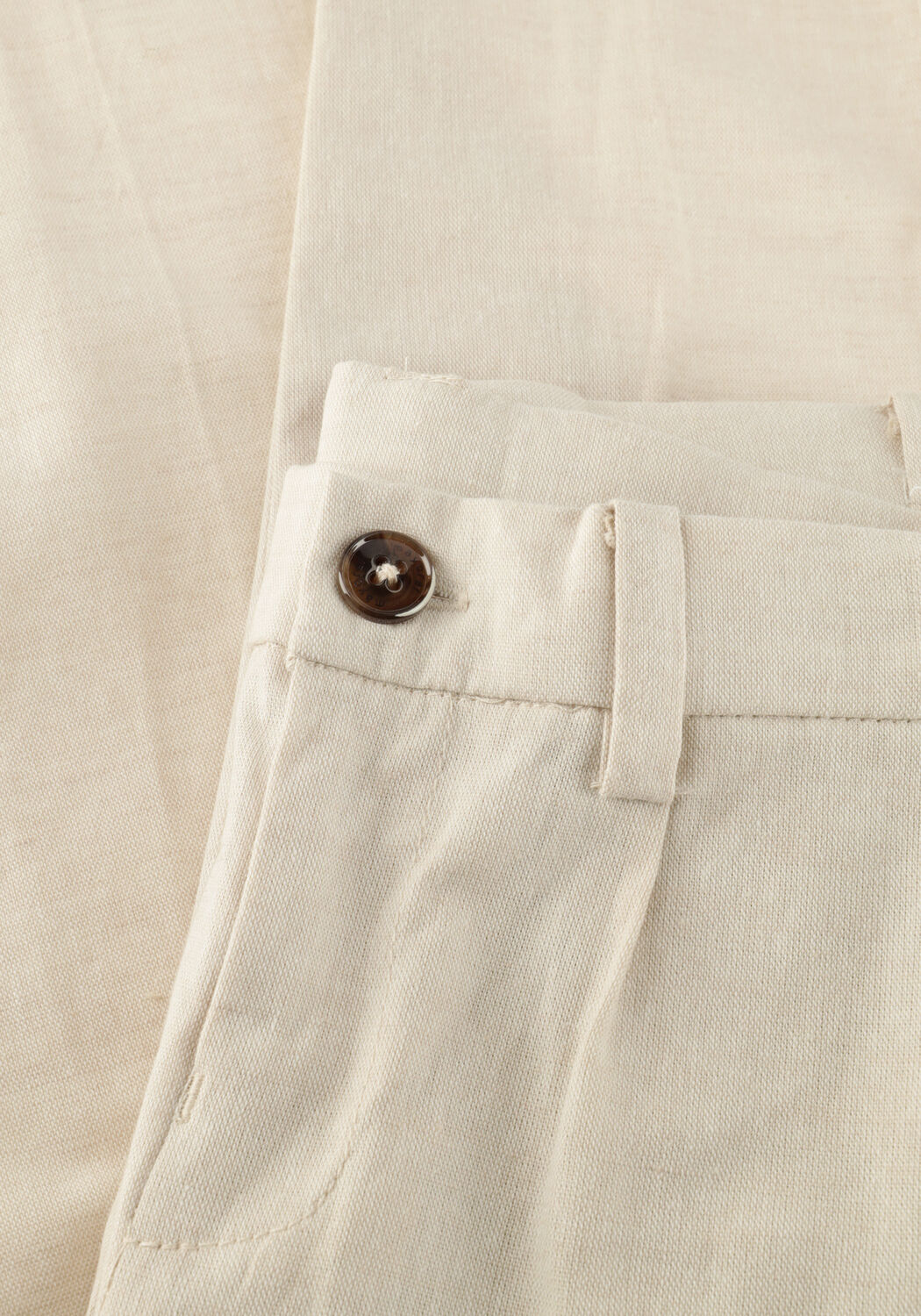 Beige MAYORAL Lange broeken LINEN SUITING PANTS - large